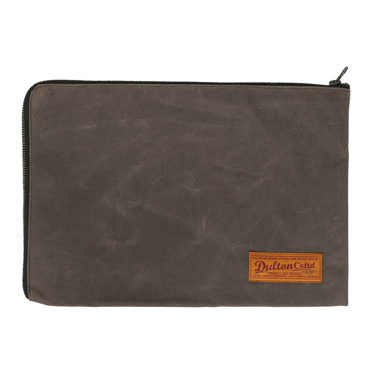 ポーチ ダルトン WAX CANVAS TOOL POUCH Lサイズ フラットポーチ （ DULTON マルチポーチ A4 タブレット 収納 小物 持ち運び ケース かばん 鞄 書類 ガジェットケース インナーバッグ バッグインバッグ おしゃれ メンズ レディース ） 【オリーブ】