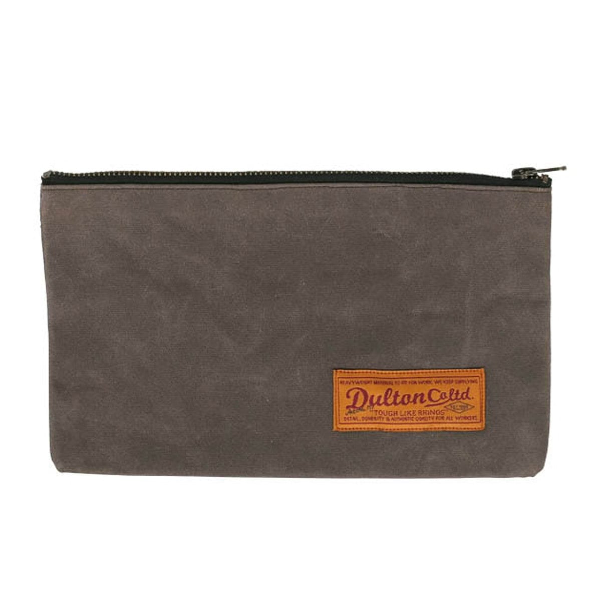 ポーチ ダルトン WAX CANVAS TOOL POUCH Sサイズ フラットポーチ （ DULTON 小物入れ マルチポーチ 小物収納 持ち運び ケース かばん 鞄 ガジェットケース 収納 小物 バッグ ファスナー おしゃれ メンズ レディース ） 【オリーブ】