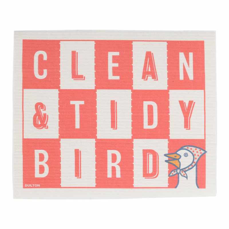 キッチンクロス ふきん ダルトン CELLULOSE CLOTH Lサイズ （ DULTON スポンジワイプ スポンジクロス セルロース 水切りマット 布巾 台拭き 食器拭き 水切り キッチンタオル テーブル布巾 大判 吸水 速乾 ） 【オレンジ】