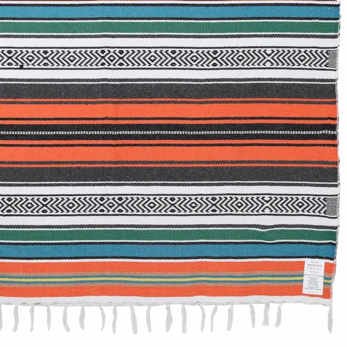 マルチクロス ダルトン MEXICAN THROW ブランケット 羽織 （ DULTON 125×175cm マルチカバー テーブルクロス フリーカバー ソファーカバー 大判 長方形 メキシカン 多目的 マルチ クロス キャンプ ピクニック 布 ） 【オレンジ】