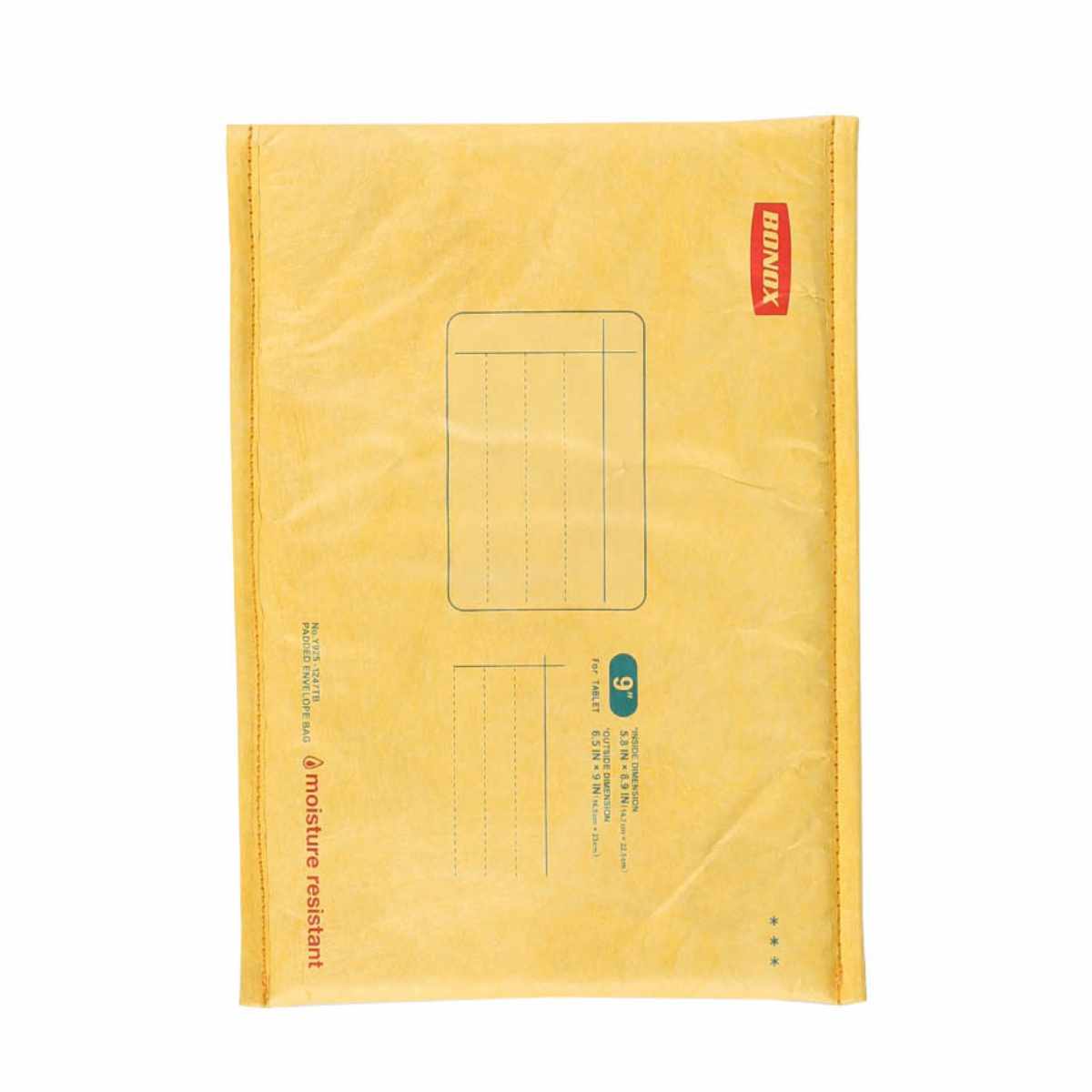 タブレットケース PADDED ENVELOPE BAG FOR TABLET （ DULTON 縦型 タブレット入れ タブレットバッグ ガジェットケース コンパクト タブレット 充電器 バッテリー 傷防止 保護 衝撃吸収 インナーバッグ 持ち運び ） 【イエロー】