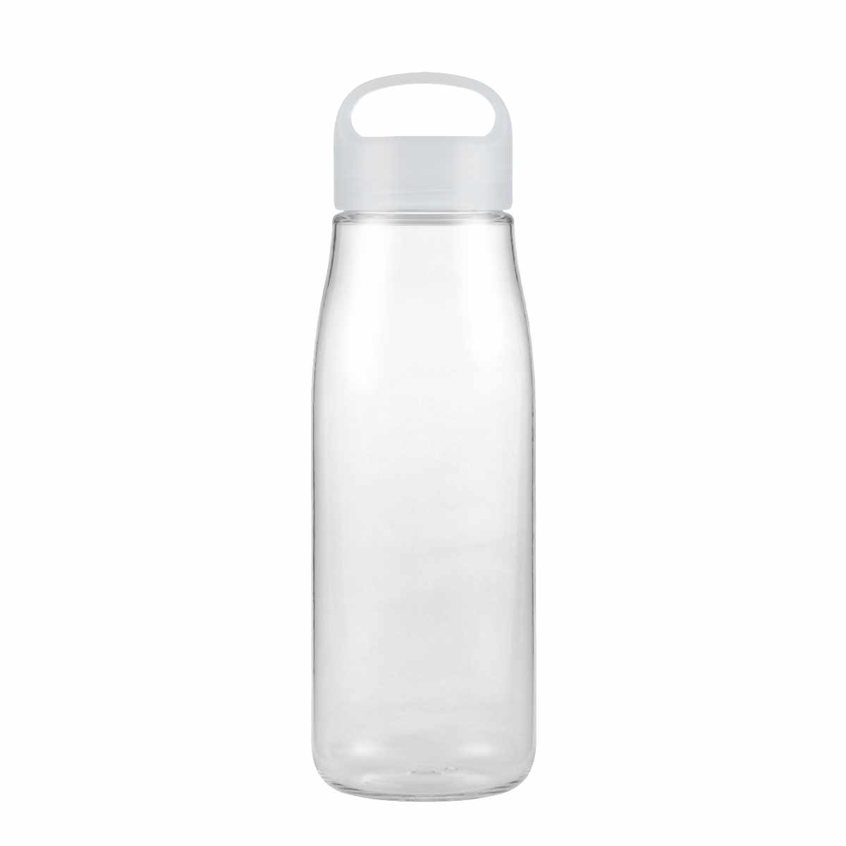 marna マーナ cocuri Daily ウォーターボトル 1L （ 水筒 直飲み 食洗機対応 マイボトル クリア ボトル 軽量 1リットル おしゃれ かわいい パッキンなし 広口 ハンドル付き 洗いやすい 軽い 透明 持ち運び プラスチック 日本製 ） 【カームホワイト】