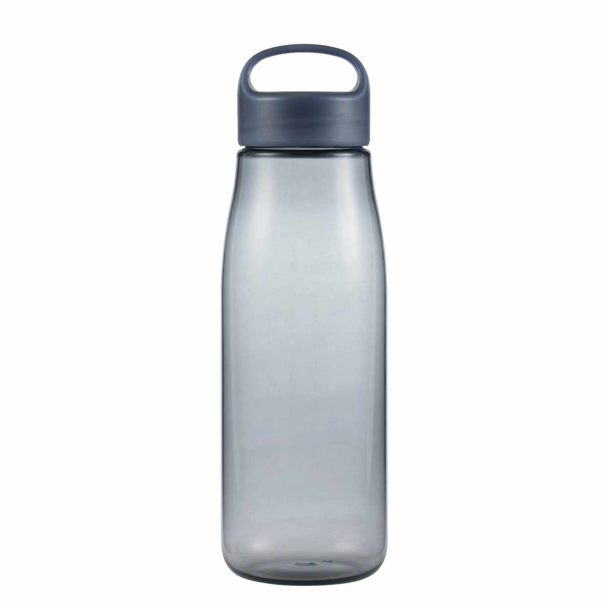 marna マーナ cocuri Daily ウォーターボトル 1L （ 水筒 直飲み 食洗機対応 マイボトル クリア ボトル 軽量 1リットル おしゃれ かわいい パッキンなし 広口 ハンドル付き 洗いやすい 軽い 透明 持ち運び プラスチック 日本製 ） 【ストレートブラック】