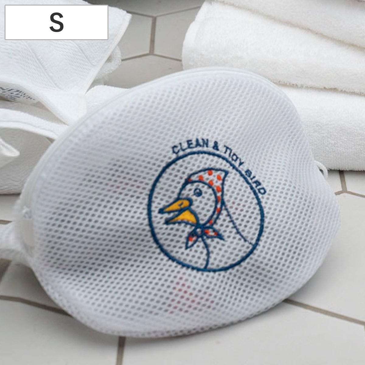 ダルトン DULTON 洗濯ネット ランドリー メッシュ バッグ OVAL S （ ランドリーバッグ ランドリーネット オーバル 洗濯 ネット アヒル 立体型 Sサイズ ランドリーグッズ 洗濯物 マチ付き 取り出しやすい トラベルポーチ ）