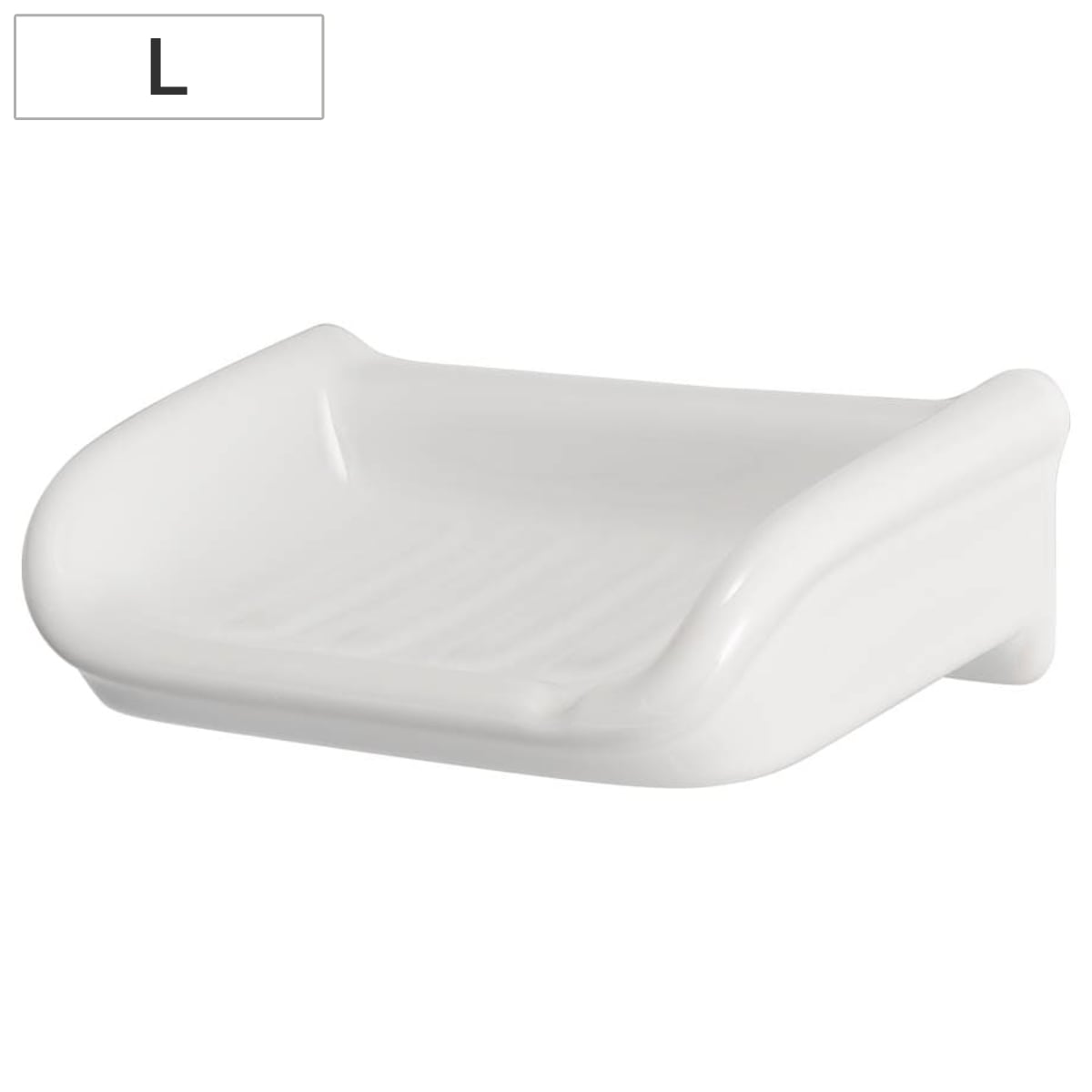 ダルトン DULTON ソープディッシュ ビッグ 石鹸置き 壁掛け PORCELAIN BIG SOAP DISH （ 石鹸トレー ソープトレイ 磁器 ポーセリン 陶器 石けん置き 壁付け せっけん 収納 ビッグサイズ 小物置き ボトル 陶磁器 ホワイト 石けん台 ）
