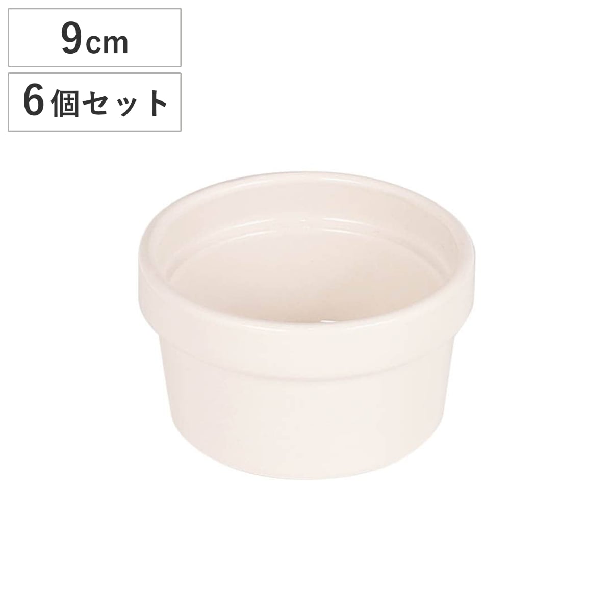 ダルトン ボウル 180ml LAND RAMEKIN 6個セット （ DULTON 電子レンジ対応 食洗機対応 オーブン対応 ラメキン 器 小鉢 皿 お皿 おしゃれ 9cm デザートカップ 前菜 マリネ デザート スイーツ 丈夫 シンプル 洋食器 ）