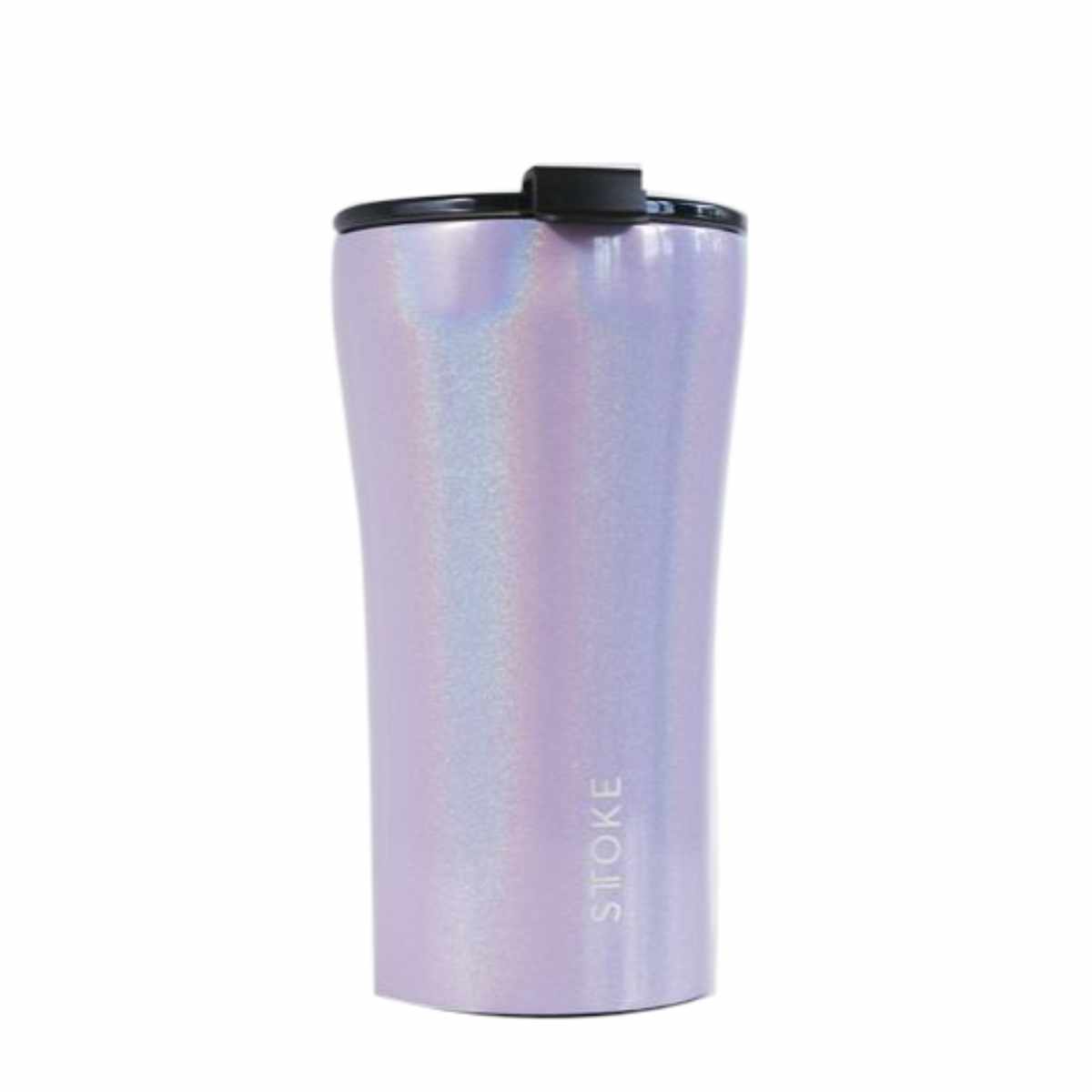 STTOKE ストーク タンブラー Lサイズ 12oz 355ml （ 保温 保冷 蓋付き 真空構造 完全密封 こぼれない おしゃれ 溢れない 真空断熱 水筒 コーヒー 持ち運び かわいい おすすめ プレゼント ギフト セラミック ） 【ユニコーンパープル】