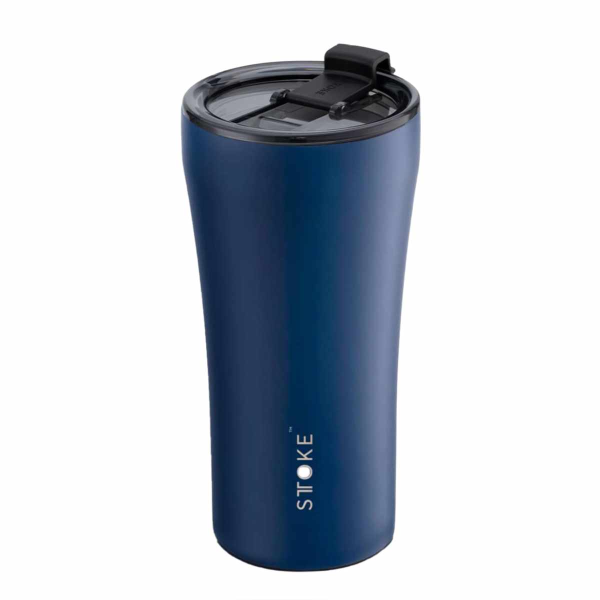 STTOKE ストーク タンブラー Gサイズ 16oz 470ml （ 保温 保冷 蓋付き 真空構造 完全密封 こぼれない おしゃれ 溢れない 真空断熱 水筒 コーヒー 持ち運び かわいい おすすめ プレゼント ギフト 密封 ） 【マグネティックブルー】