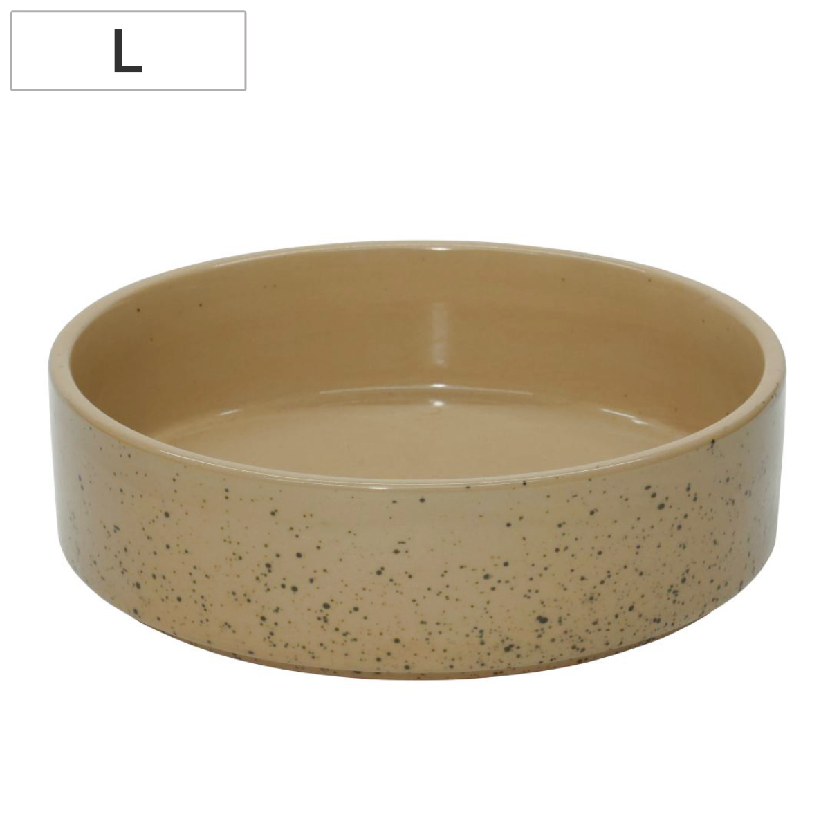 フードボウル ダルトン SPLATTER CERAMIC DOG BOWL L （ DULTON セラミック ペットボウル ペット用品 ペット用 ペット用食器 えさ エサ 餌入れ ご飯入れ 犬 電子レンジ 食洗器 対応 水入れ ウォーターボウル ）