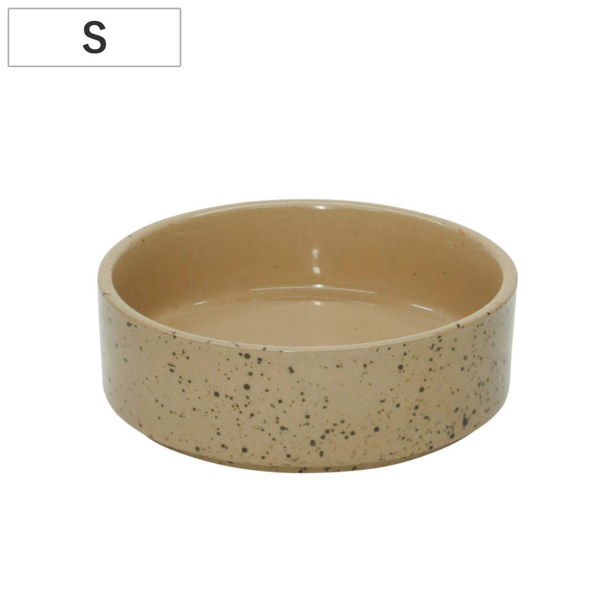 フードボウル ダルトン SPLATTER CERAMIC DOG BOWL S （ DULTON セラミック ペットボウル ペット用品 ペット用 ペット用食器 えさ エサ 餌入れ ご飯入れ 犬 電子レンジ 食洗器 対応 水入れ ウォーターボウル ）