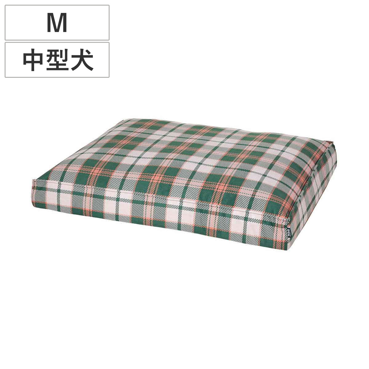 ペットベッド 犬 DULTON CHECK DOG BED M （ ダルトン ペット ベッド ペット用 スクエア型 中型犬 猫 チェック オシャレ 室内 ペット用品 Mサイズ 犬用 猫用 ペットソファ ペットクッション 洗濯 カバー取り外し ）