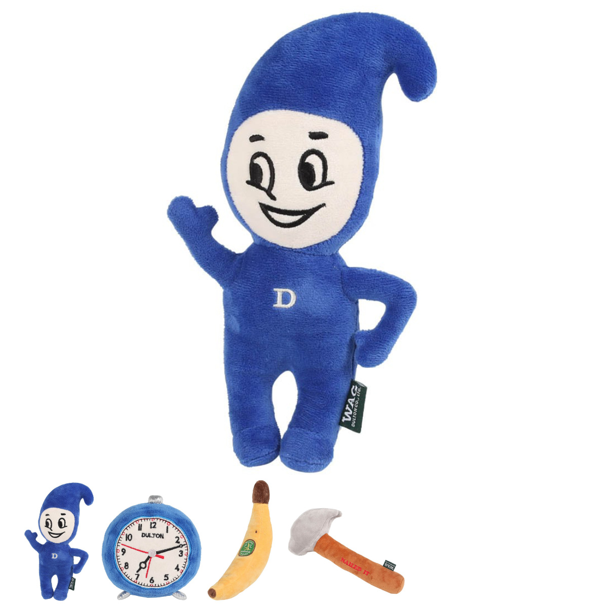 おもちゃ 犬 DULTON プラッシュトイ （ ダルトン 犬のおもちゃ ペット用 音が鳴る 音が出る 動物 雑貨 かわいい 縫いぐるみ ストレス発散 ペットおもちゃ 噛むおもちゃ ペット用品 鳴き笛 ） 【ALARMCLOCK】