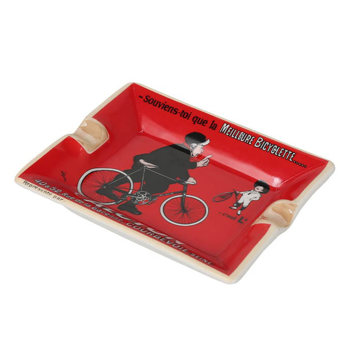 灰皿 吸い殻入れ タイプP おしゃれ 卓上 アート アメリカン 吸い殻 ヴィンテージ （ はいざら タバコ たばこ 喫煙 レトロ ポーセン 陶磁器 小さめ インテリア アメリカンレトロ インテリア雑貨 雑貨 角型 トレー ）