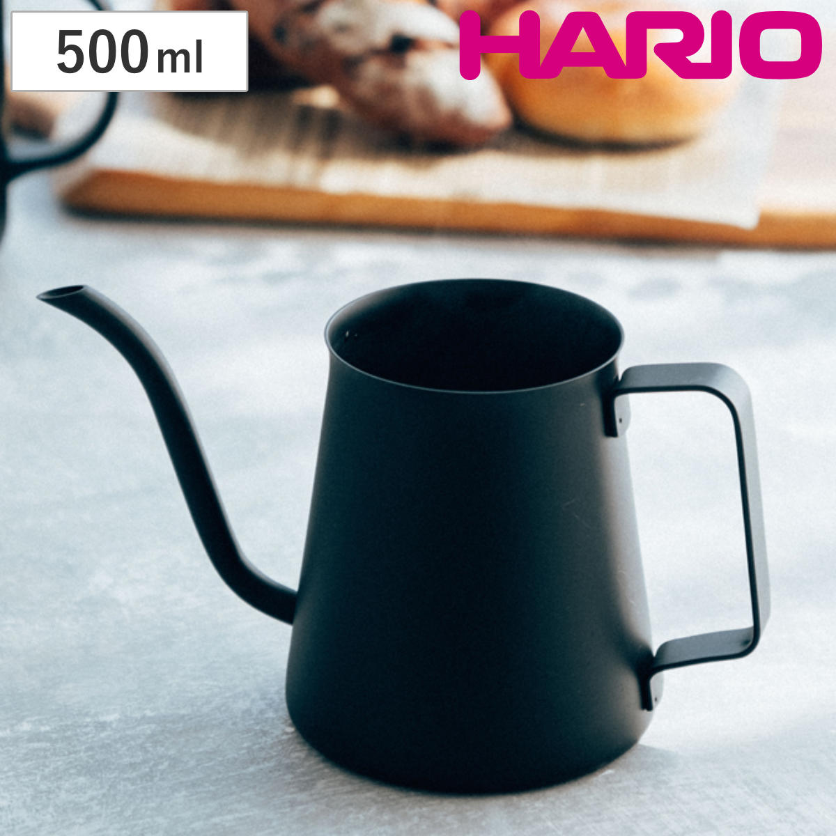 HARIO ハリオ ケトル 500ml ミニドリップケトル （ ステンレス 熱湯用 ドリップケトル コーヒーケトル コーヒー ドリップ おしゃれ ハンドドリップ ドリップコーヒー 珈琲 コーヒー用品 ）