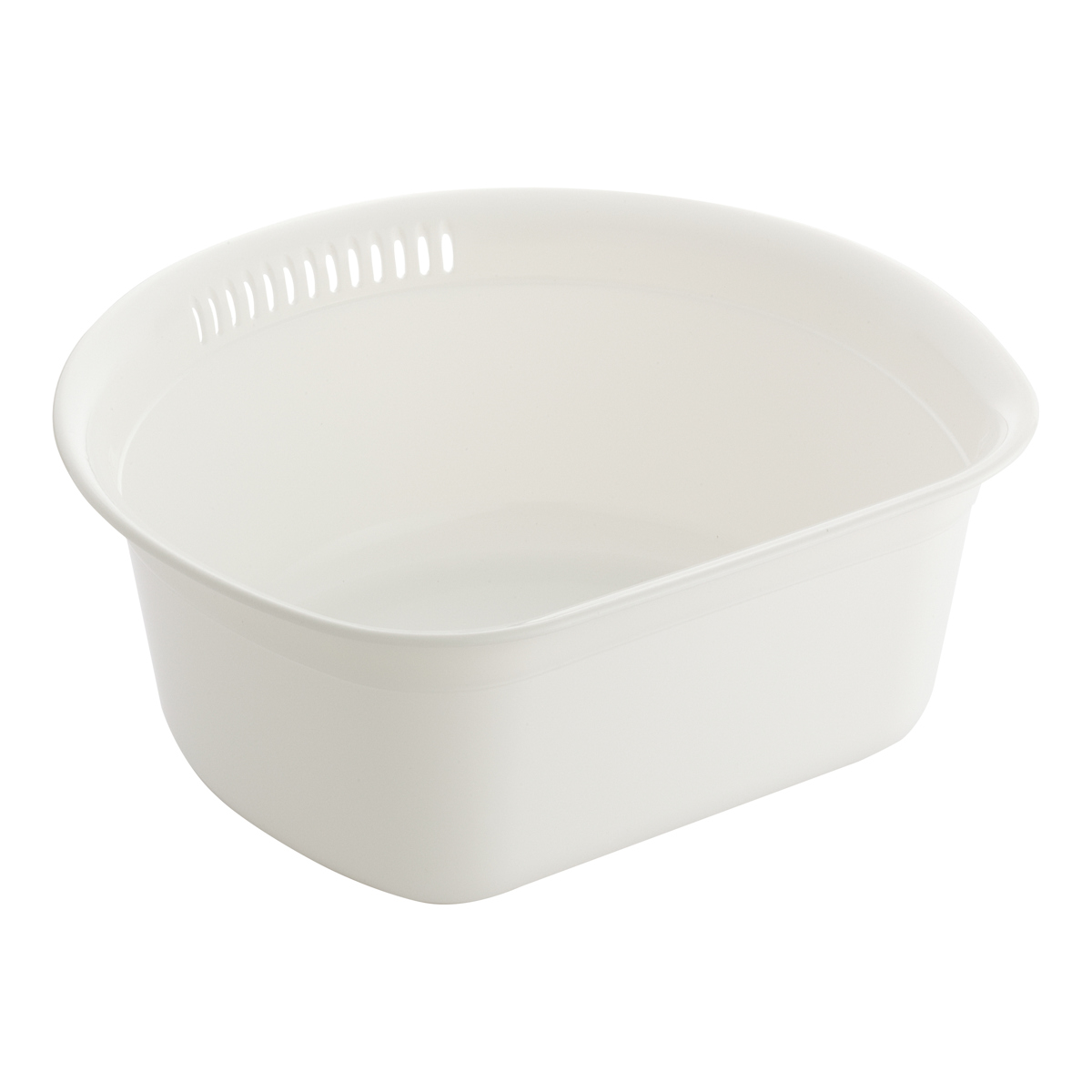 洗い桶 HOME&HOME ウォッシュタブ ラウンド 丸型 （ 桶 たらい 日本製 抗菌 防汚 洗桶 洗いおけ タライ おけ 食器洗い つけ置き 野菜洗い すすぎ つけ置きかご シンク周り 水回り 食器 ふきん洗い 抗菌加工 シンプル 白 D型 ）