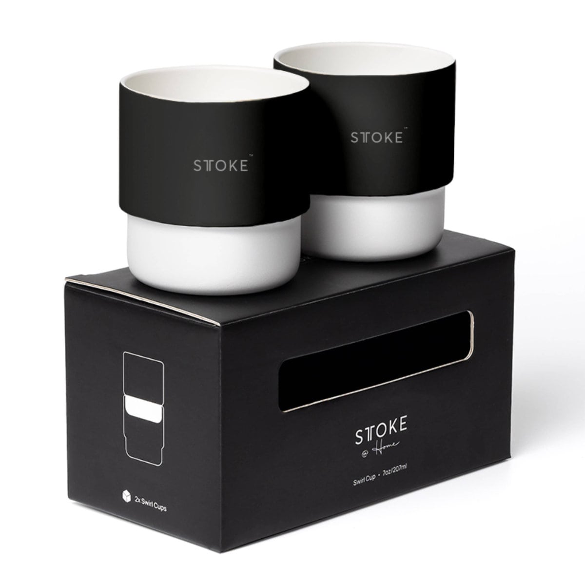 STTOKE ストーク コップ 207ml ホームカップ 同色2個入 （ 保温 保冷 真空断熱 食洗機対応 おしゃれ ステンレス グラス マグ マグカップ カップ コーヒーカップ ティーカップ コーヒー かわいい セラミック ） 【エスプレッソマティーニ】