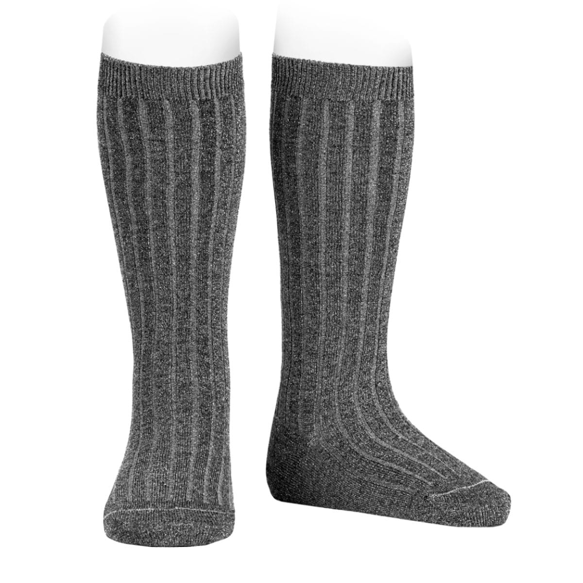 靴下 condor コンドル 子供 14.5～24.5cm ブライト リブ ニーソックス （ ソックス 子ども用靴下 キッズ ジュニア くつ下 くつした リブソックス ハイソックス 丈夫 スペイン製 おしゃれ 14.5 15 15.5 16 17 17.5 18 cm ） 【アンスラサイタ 10】