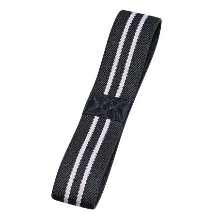 ランチバンド 極太 HAKOYA ブラック＆グレー （ ランチベルト 和風 バンド 弁当箱 ）