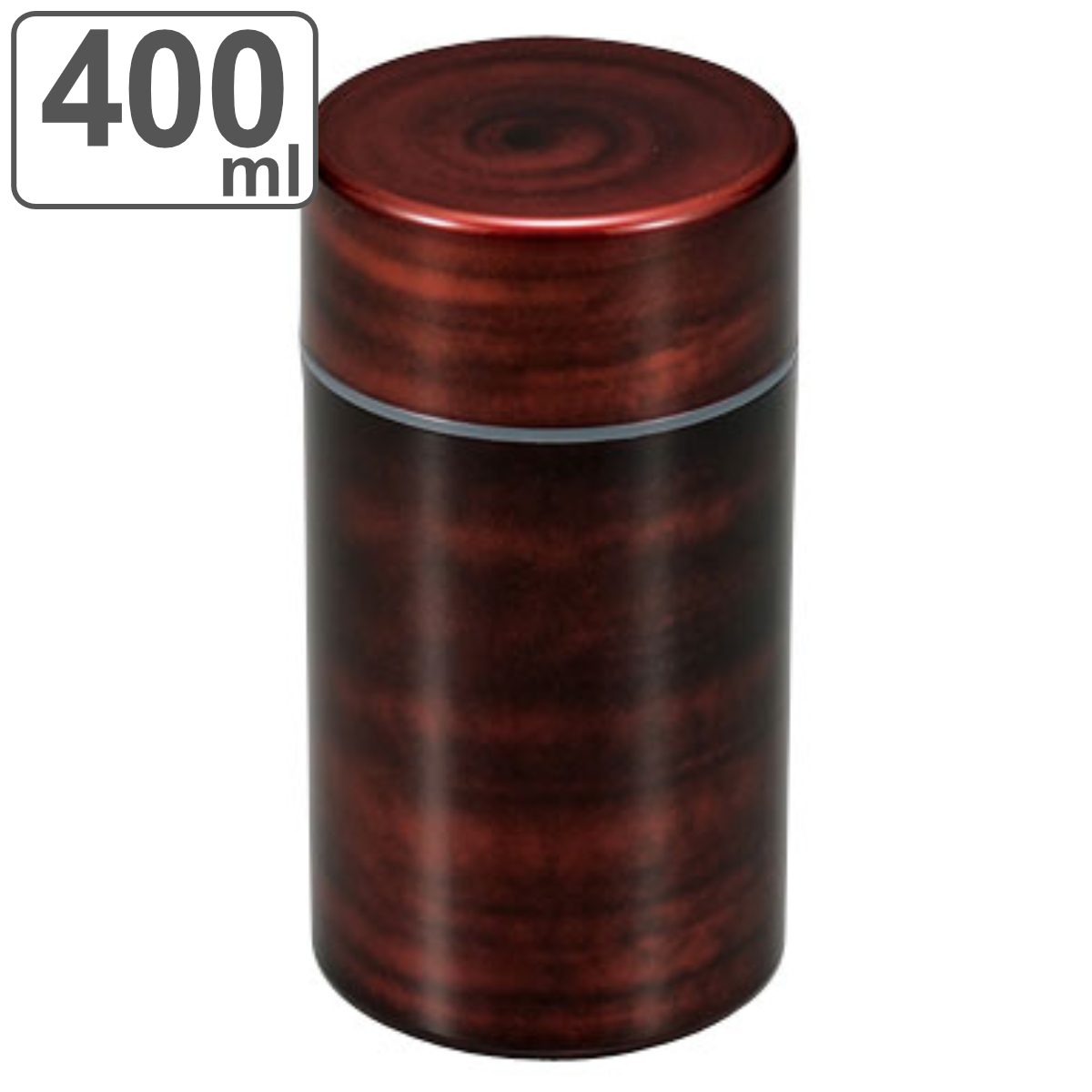茶筒 400ml 大 HAKOYA サクラ木目 和風 （ おしゃれ 日本製 かわいい お茶 お茶容器 茶葉容器 保存容器 容器 桜 保存缶 茶缶 お茶缶 キャニスター 保存 茶 茶葉 茶葉保存 お茶葉保存 お茶葉容器 お茶っぱ入れ ）