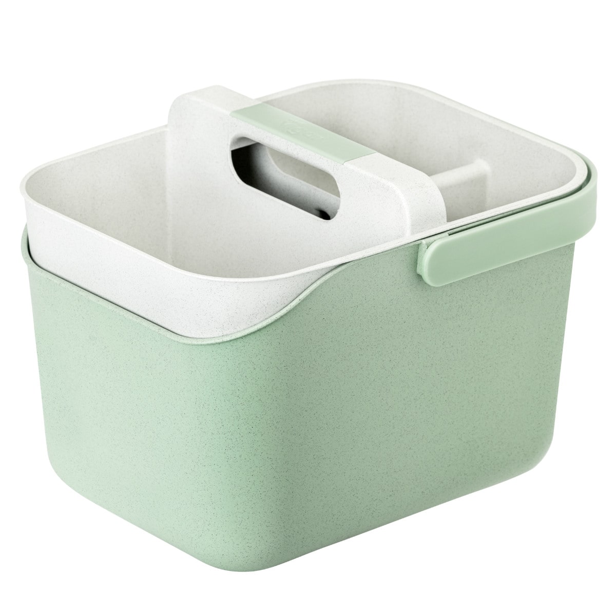 バケツ Vigar ゼロライン バケツ＆キャディセット （ ヴィガール ふた付き ばけつ 四角 清掃用具 収納 収納容器 付き つけ置き 洗い 8L 目盛り付き 持ち手付き バスケット タブ 収納ボックス 靴洗い ）