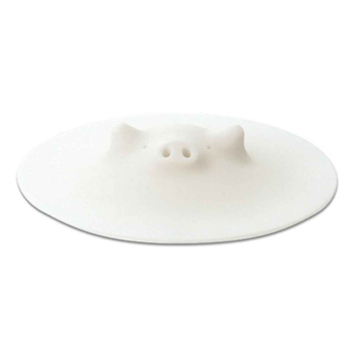 MARNA マーナ コブタの落しぶた 13.5cm （ 鍋 蓋 耐熱 シリコン 鍋ふた 瓶蓋 フタ ）