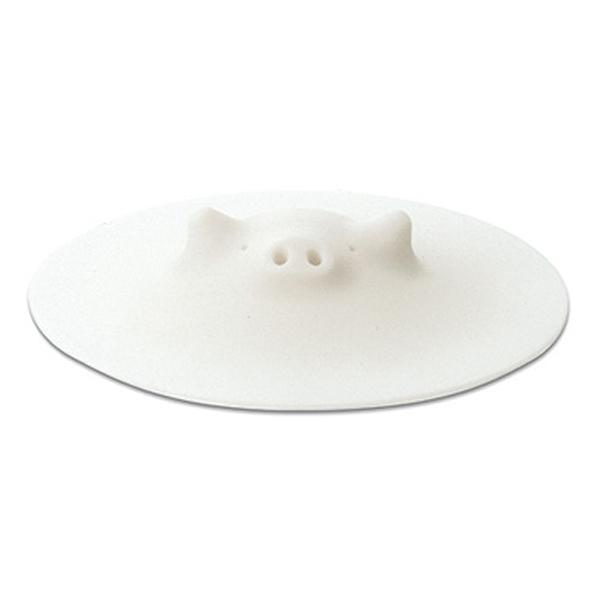 落し蓋 ブタの落としぶた シリコン製 MARNA マーナ （ 落とし蓋 落しぶた 鍋蓋 落としぶた 落しブタ おとしぶた 落としフタ 食洗機対応 キッチンツール 下ごしらえ シリコーン製 ）【 ホワイト 】