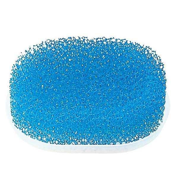 MARNA マーナ ソープディッシュ スポンジ石けん置き（皿付） （ 石けん皿 石鹸 石鹸トレー スポンジ石けん置き皿付 洗面用品 洗面グッズ 石鹸ホルダー ソープトレー ソープトレイ 石けんトレー 収納 バス用品 浴室収納 ）【 ブルー 】