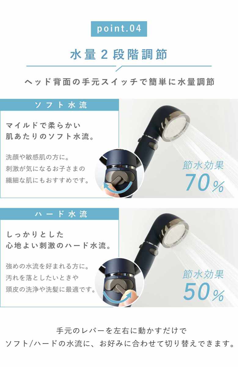 シャワーヘッド シルクシャワーシリーズ 06 強水流 ( シャワー ヘッド 節水 アラミック Arromic 日本製 付け替え 取り替え 交換 節水シャワーヘッド 節水シャワー シルクタッチ 水圧 強くする 増圧 節水効果 節約 )