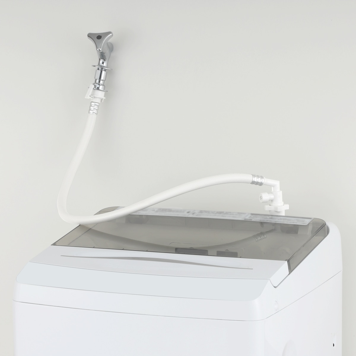 洗濯ホース Wファインバブル ( 洗濯機 ホース 給水ホース 簡単取付 工事不要 ワンタッチ 汚れ落ち 洗濯槽 ダブル効果 ウルトラファインバブル マイクロバブル 汚れ 黄ばみ 落ちる 洗濯 洗濯機用品 )