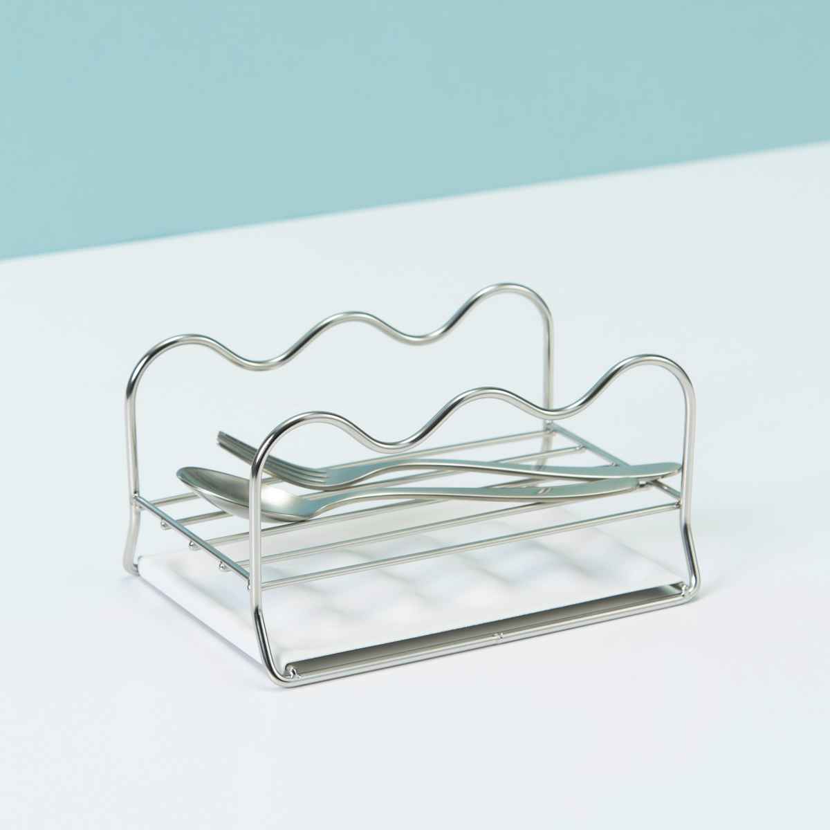 ビーワーススタイル UtaU キッチンマルチスタンド 水切りトレー ( 水切りラック シンク上 ステンレス キッチンツールスタンド 鍋蓋スタンド 鍋ふたスタンド お玉スタンド マルチスタンド ウタウ 水切り ) 【ホワイト】 ホワイト