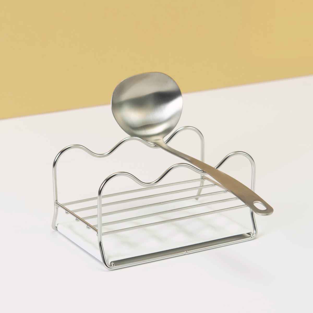 ビーワーススタイル UtaU キッチンマルチスタンド 水切りトレー ( 水切りラック シンク上 ステンレス キッチンツールスタンド 鍋蓋スタンド 鍋ふたスタンド お玉スタンド マルチスタンド ウタウ 水切り ) 【ホワイト】 ホワイト