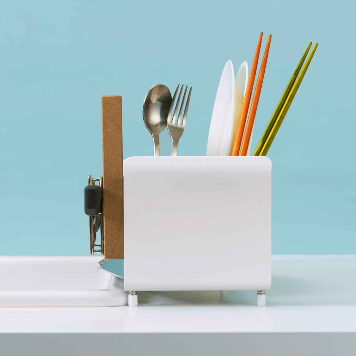 ビーワーススタイル UtaU 包丁&まな板スタンド ( 水切りラック シンク上 ステンレス まな板ラック まな板スタンド 包丁スタンド 包丁立て まな板立て まな板置き ナイフスタンド ウタウ )