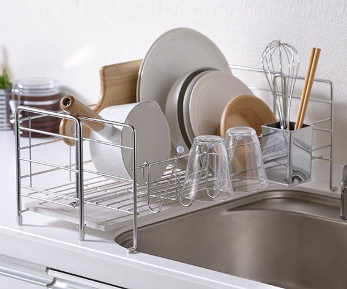 ビーワーススタイル KAWAKI モイストレイ スライドタイプ 幅52cm ( 水切りトレー 水切りラック シンク上 ステンレス 珪藻土 日本製 水切り モイストレー 吸水トレー 吸水 速乾 珪藻土トレー )