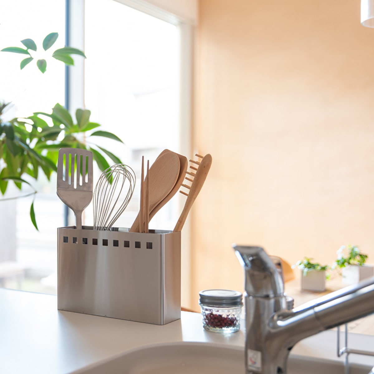 キッチンツールスタンド ワイド bws SELECTION ( 日本製 ステンレス ビーワースセレクション ツールスタンド キッチンスタンド 調理道具立て キッチンツール立て カトラリースタンド ステンレス製 )