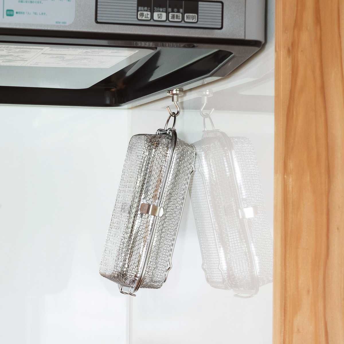 すっきり暮らす食洗機かご ( すっきり暮らす 食洗機 かご 水切り 食洗機用小物カゴ 日本製 ステンレス メッシュかご 小物洗い お弁当用品 カトラリー パッキン ピック シリコンカップ バラン ネット キッチン )