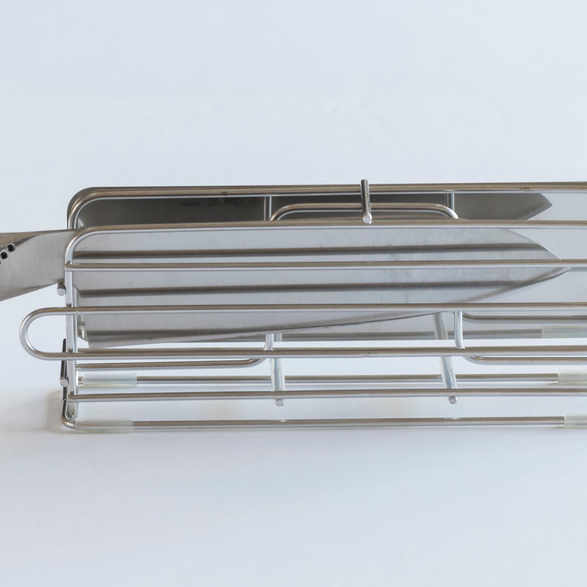 ビーワーススタイル すっきり暮らす 包丁スタンド ( 包丁差し 包丁ホルダー 包丁立て 日本製 ステンレス 食洗機対応 ほうちょう立て 横置き 燕三条産 オールステンレス 収納 包丁収納 ナイフスタンド カバー )