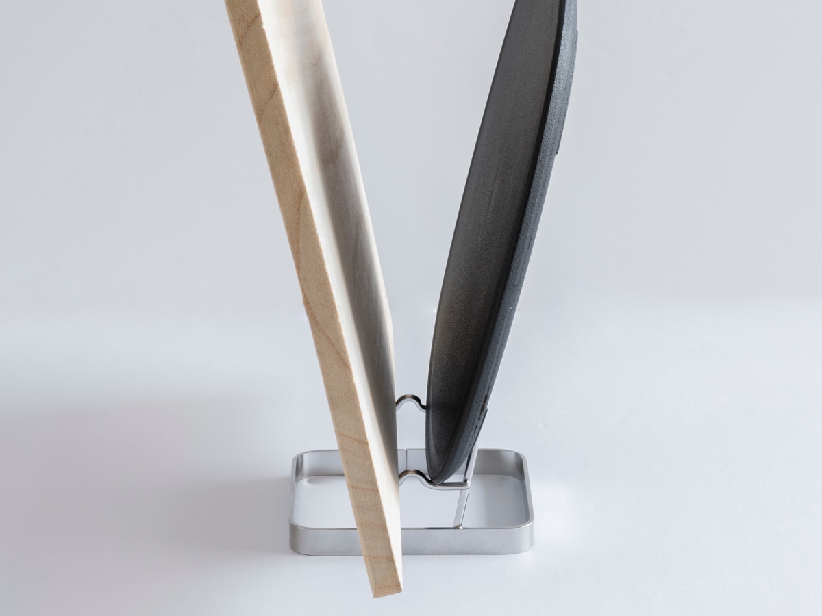 ビーワーススタイル すっきり暮らす まな板スタンド ( ステンレス まな板立て まないた立て 日本製 水切り 鍋蓋スタンド 食洗機対応 まな板ラック まな板置き まな板 俎板 まないた 立て スタンド ラック 2枚 )