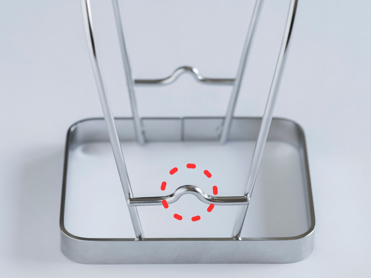 ビーワーススタイル すっきり暮らす まな板スタンド ( ステンレス まな板立て まないた立て 日本製 水切り 鍋蓋スタンド 食洗機対応 まな板ラック まな板置き まな板 俎板 まないた 立て スタンド ラック 2枚 )