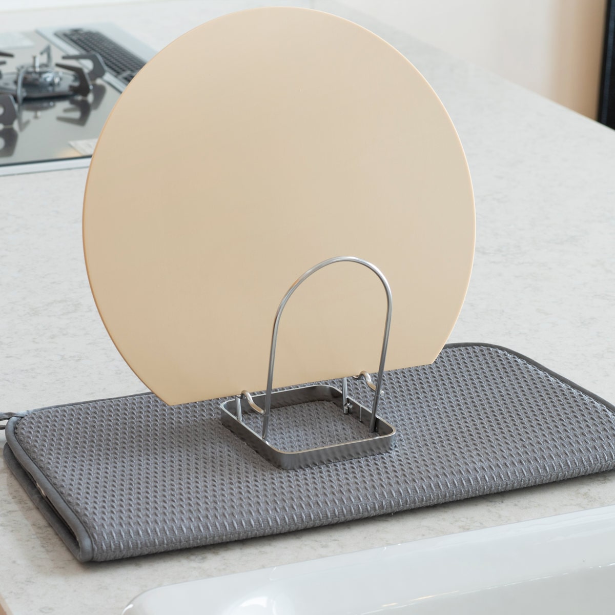 ビーワーススタイル すっきり暮らす まな板スタンド ( ステンレス まな板立て まないた立て 日本製 水切り 鍋蓋スタンド 食洗機対応 まな板ラック まな板置き まな板 俎板 まないた 立て スタンド ラック 2枚 )