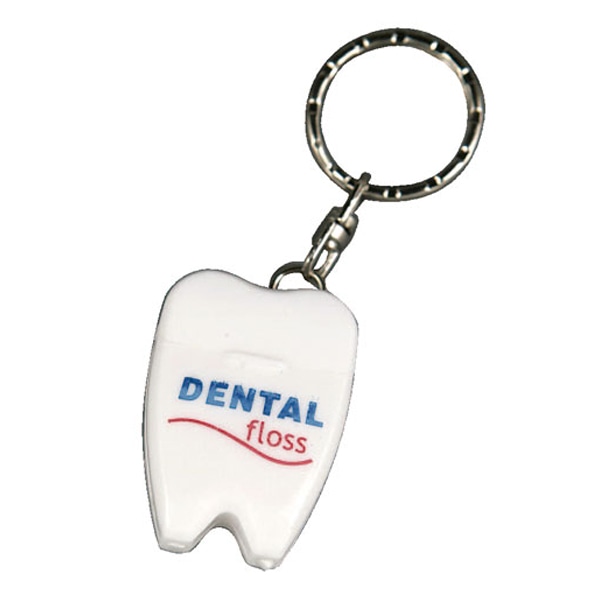 デンタルフロス ダルトン DULTON キーホルダー 15m ( フロス 携帯 オーラルケア 歯間ブラシ 歯磨き 虫歯予防 デンタルケア 口 お口 食後 持ち運び ホルダー )