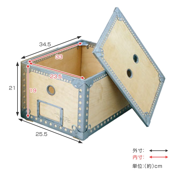 収納ボックス ダルトン DULTON WOODEN BOX ウッデン ボックス 木製 S ( 収納ケース 収納BOX ボックス ケース 箱 ハコ 蓋付き フタ 蓋 収納 クローゼット収納 オブジェ 整理 整頓 整理整頓 本 DVD CD )