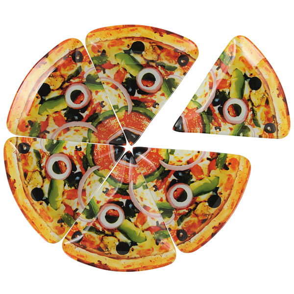 ダルトン DULTON プレート ピザ ガラスファーマープレート ( 皿 ガラスプレート 中皿 食べ物モチーフ 雑貨 食器 お皿 ガラストレー 取り皿 おしゃれ インテリア 料理 ピザモチーフ )
