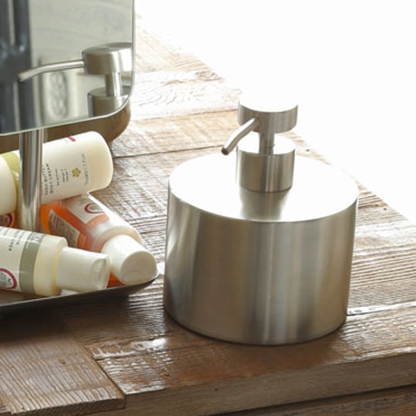 ソープディスペンサー ステンレススチール ダルトン DULTON 500ml ( ソープ ディスペンサー 詰め替えボトル 液体石けん ハンドソープ シャンプー 詰め替え 詰替え 詰替 ステンレス 洗面所 キッチン 日用品 雑貨 )