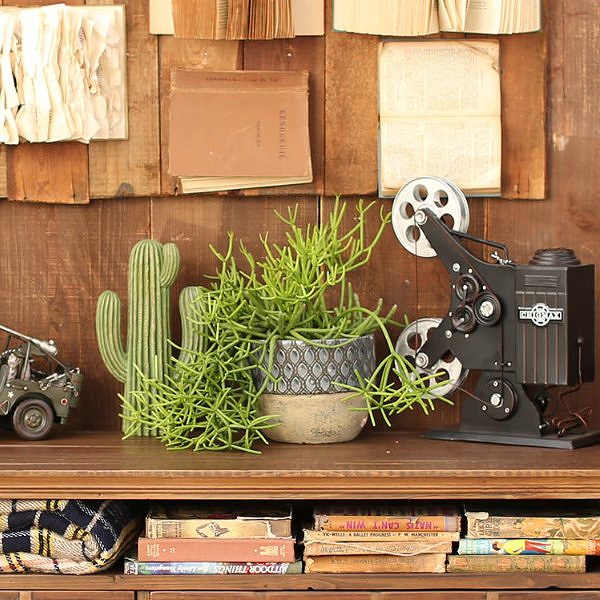 サボテン フェイク 高さ27.5cm 置物 オブジェ ダルトン DULTON ( フェイクグリーン 観葉植物 造花 ディスプレイ ボタニカル 植物 多肉植物 インテリア おしゃれ 玄関 リビング オフィス キッチン )