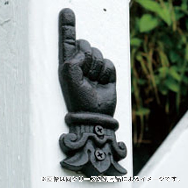 サインプレート 左 ダルトン DULTON アイアン 指 ( アイアンプレート ドアプレート ドアサイン 方向 向き 表示 ピクトサイン ガーデン インテリア 雑貨 おしゃれ 案内 レトロ アンティーク風 )