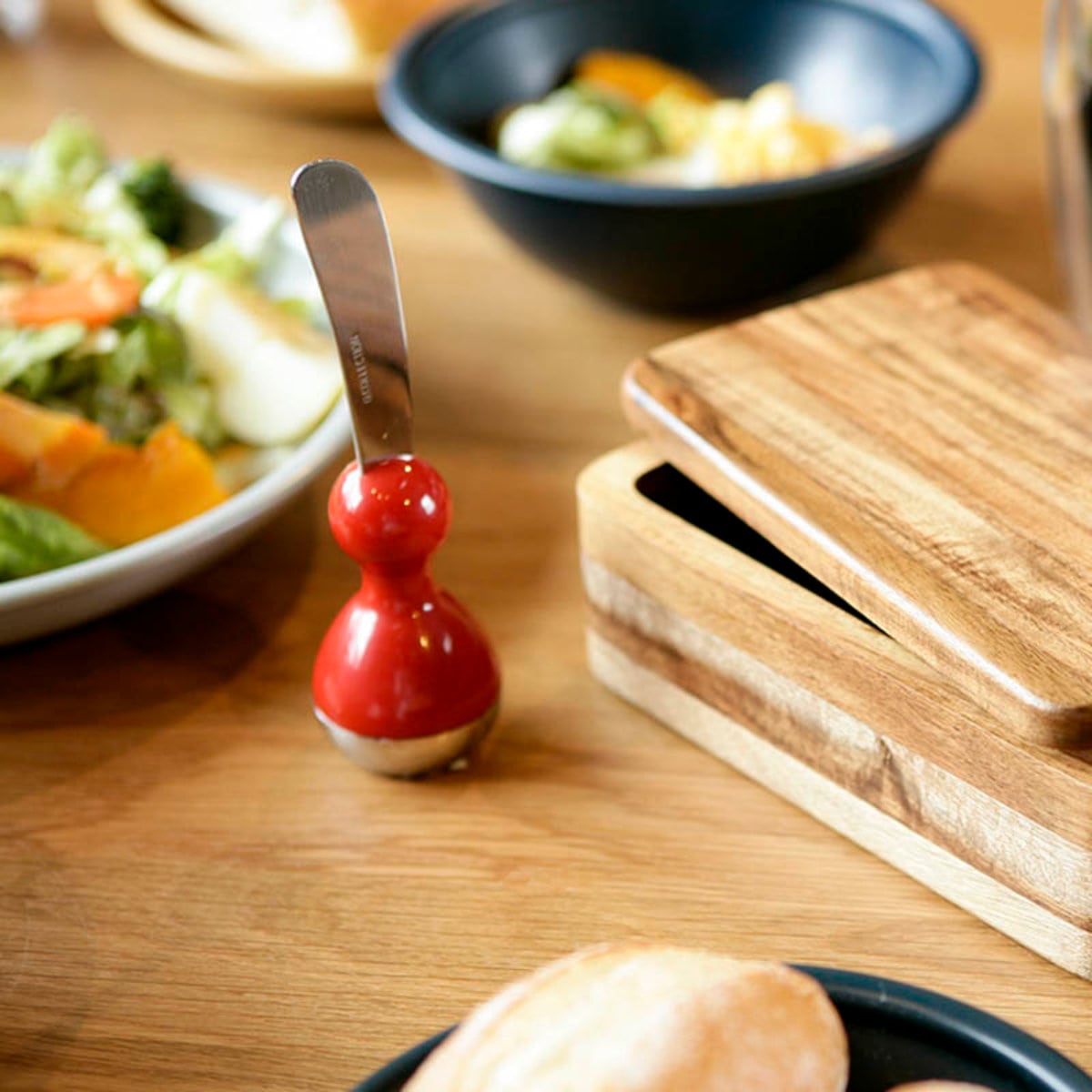 ダルトン バターナイフ 14cm ステンレス ( DULTON カトラリー ジャムナイフ ステンレス製 自立 立つ ナイフ キッチン用品 テーブルウェア 朝食 おしゃれ ) 【アイボリー】 アイボリー