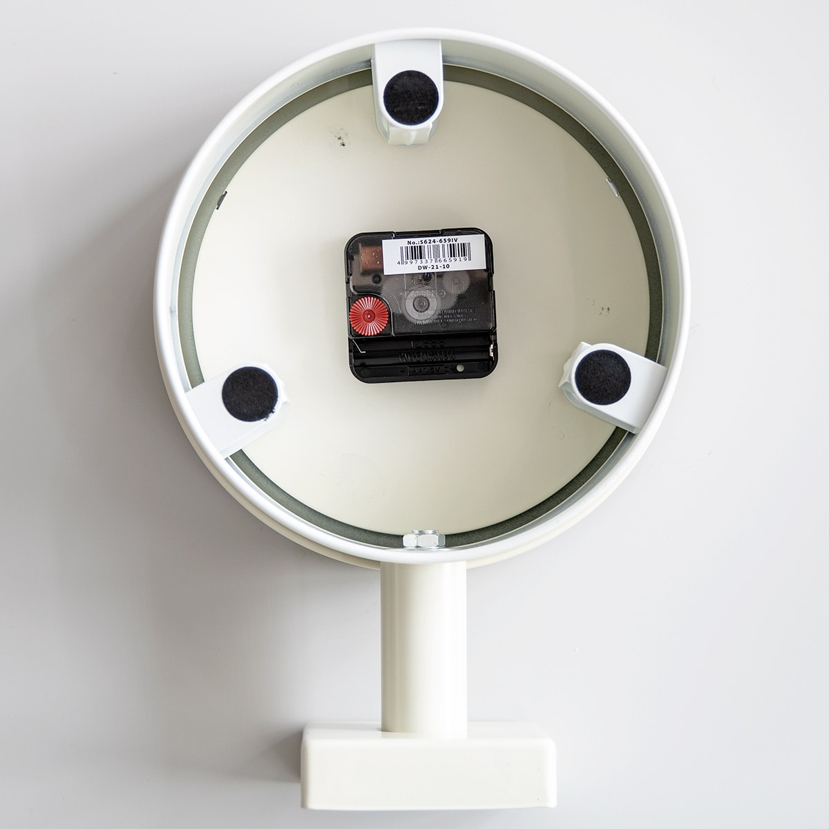 掛け時計 ダルトン DULTON ダブルフェイスクロック ( 壁掛け時計 インテリア ウォールクロック 部屋 壁掛時計 とけい アナログ おしゃれ 電池式 ステップ秒針 角度 自由 オフィス ステーションクロック 両面時計 ) 【アイボリー】 アイボリー