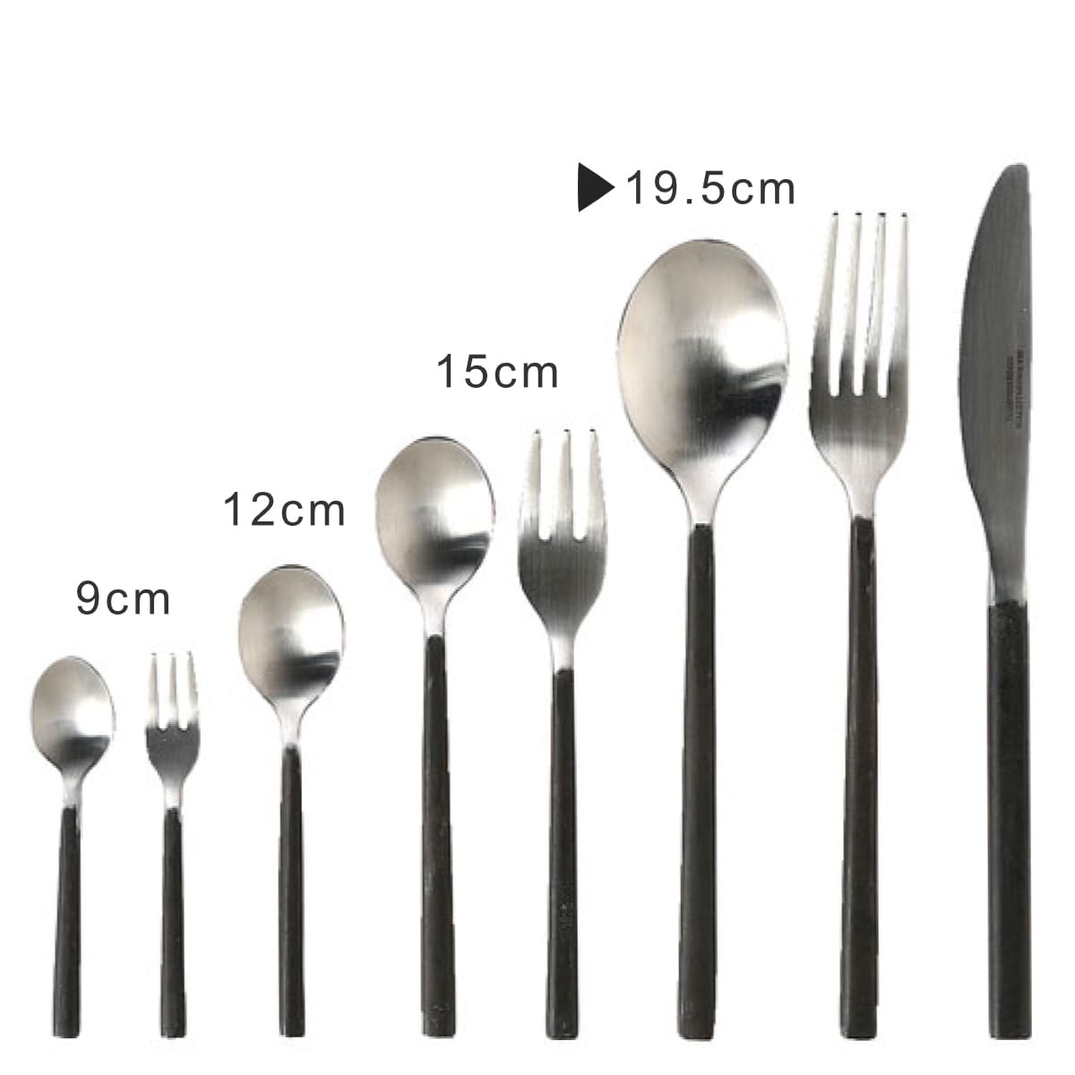 スプーン 19.5cm ディナースプーン VANDULE CUTLERY ステンレス ( カトラリー テーブルスプーン 洋食器 デザートスプーン 食事 メイン料理 シチュー ご飯 オムライス ステンレス製 スリム シンプル おしゃれ )