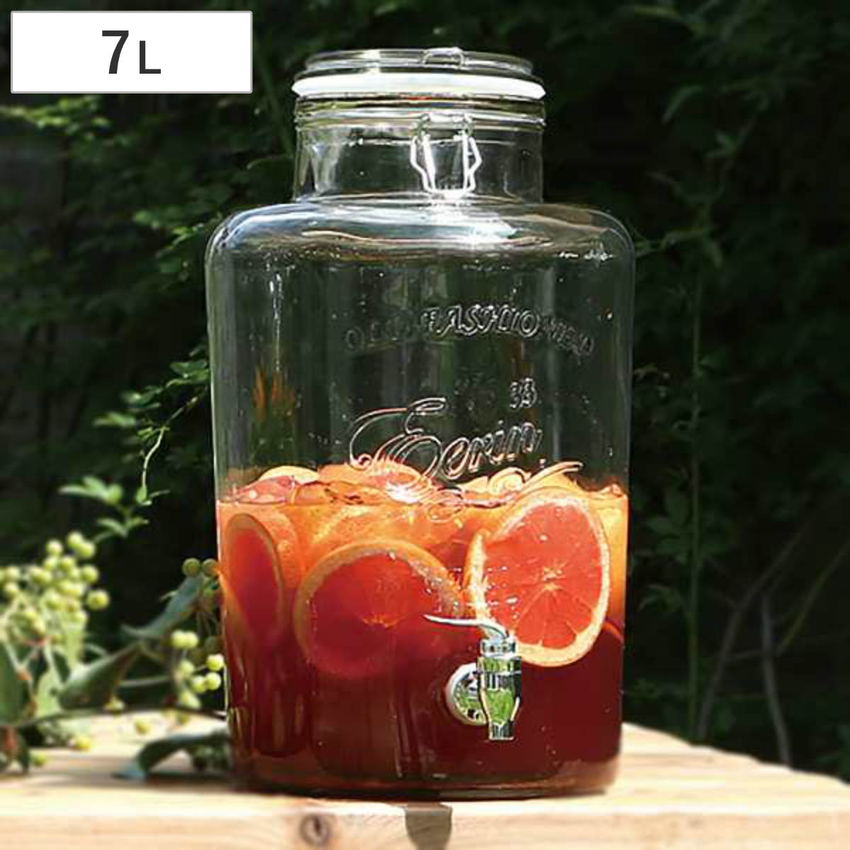 ダルトン ドリンクサーバー ビバレッジサーバー 7L ( DULTON エリンL ガラス 蛇口付き 水差し ピッチャー おしゃれ サングリア )