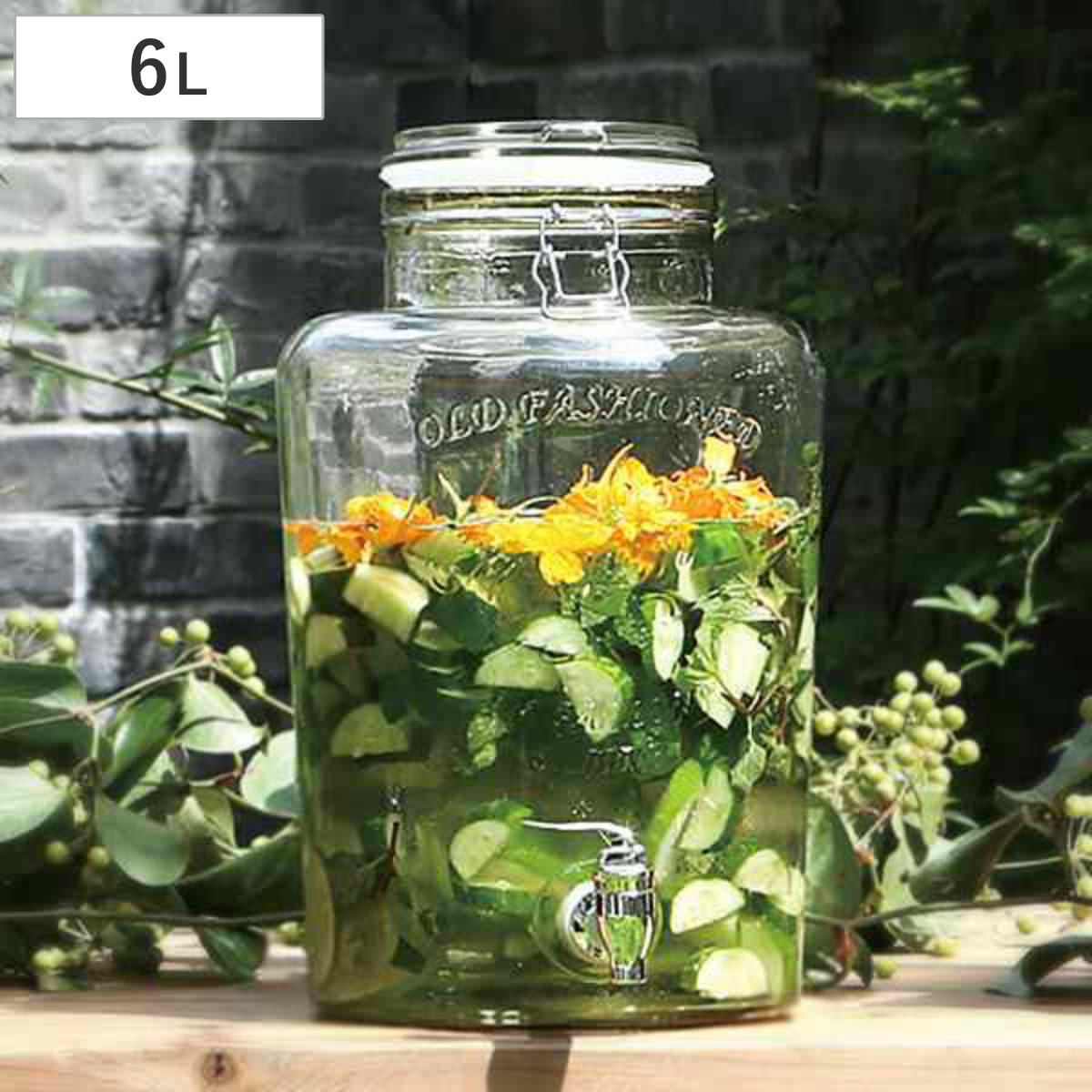 ダルトン ドリンクサーバー ビバレッジサーバー 6L ( DULTON エリンS ガラス 蛇口付き 水差し ピッチャー おしゃれ サングリア )